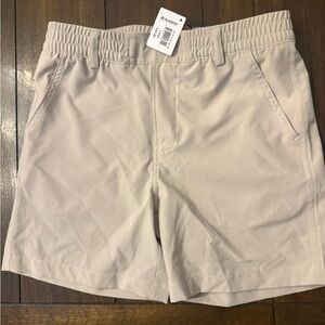 NWT 2 Burlebo Everyday Shorts Grey and Khaki